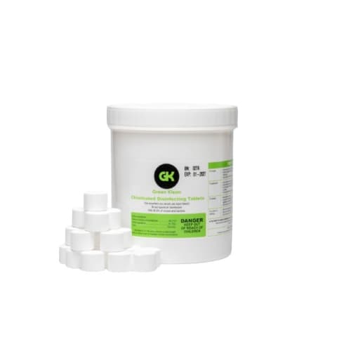Green Klean Chlorinated Disinfecting Tablets, EPA Registered Disinfectant And Sanitizer, 240 tablets